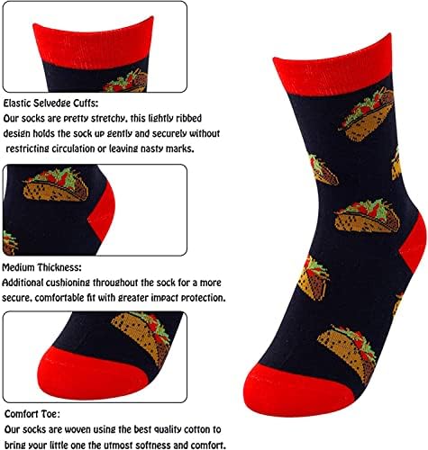 Чорапи за момчета sockfun от 4 до 10 Години, Забавни Нови Чорапи с Животни-Акули и Космически Динозавър за Деца,