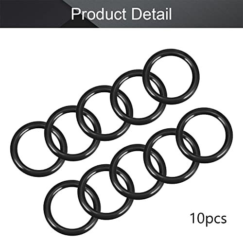 Othmro 10 бр. Уплътнителни пръстени от нитриловой гума, Диаметър 2,62 мм, диаметър на показатели 17,6 мм, Уплътнителни