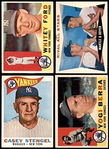 1960 Топпс Ню Йорк Янкис Сет отбор Ню Йорк Янкис (сет) EX/MOUNT Янкис