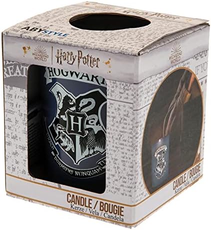 Свещ Хари Потър от Хогуортс (Един размер) (Сив/черен)