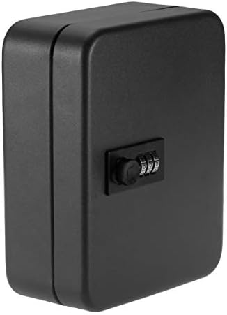 Шкаф за ключове NUOBESTY, запирающийся на ключ, метален стенен органайзер с 20 безплатни карти-ключове, етикети, 1