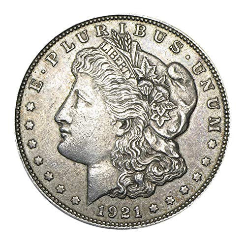 1921 1921-90% Сребърен долар Морган Екстра-фейн $1 Екстра-фейн