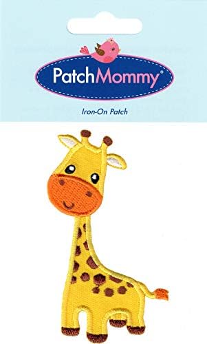 Нашивка с Жирафа Майка, Желязо /Шият - Апликация за деца