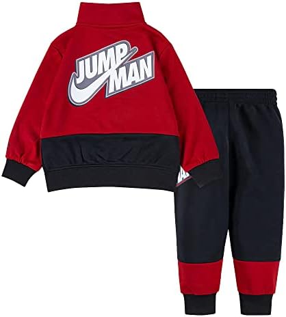 Яке и Панталон с ципове с Логото на Jumpman за Малко Момче, Йордания, Спортен Костюм от 2 части