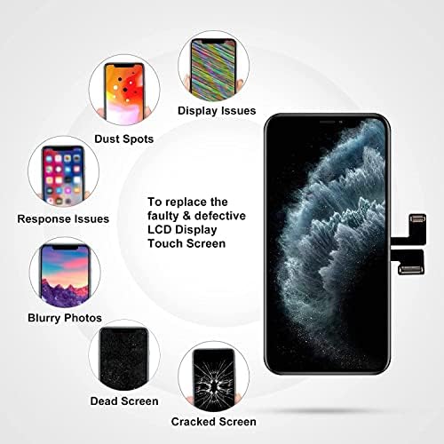 LL TRADER Смяна на екрана за iPhone 11 Pro 5,8 LCD дисплей Retina Дисплей Сензорен Екран на Таблета с Ремонт Комплекти Инструменти