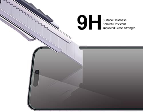 (2 опаковки) Supershieldz е Предназначена за iPhone 14 Pro (6,1 инча) Защитен слой от закалено стъкло със защита