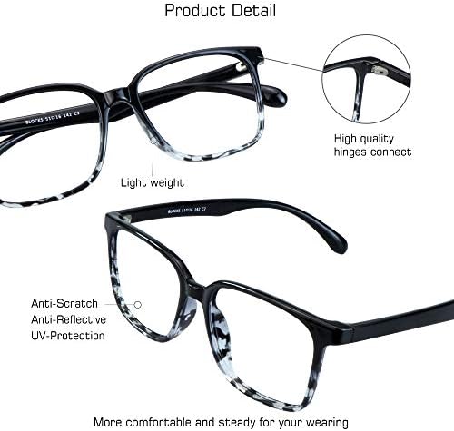 Слънчеви очила VisionGlobal с блокиране на синя светлина за жени /мъже, За защита от пренапрежение на очите,