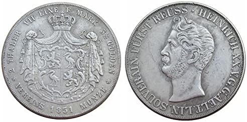 Немски Възпоменателни монети 1841-1851 години на освобождаването на 4 Избрани Чуждестранни съд, със сребърно покритие Възпоменателни