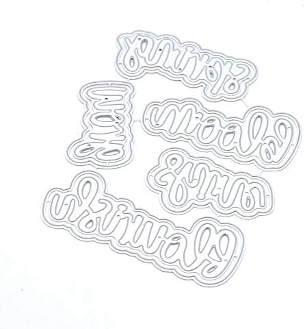 KSCRAFT Spring Shadow Words Метални Режещи Печати за направи си САМ Scrapbooking/Производство на Картички/ Детски