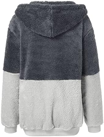 Дамско Зимно палто FOVIGUO, Работно Пуловер с Голям Размер с Дълъг ръкав за Жени, Всекидневни Зимен Пуловер