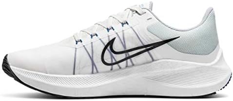Мъжки маратонки Nike Zoom Winflo 8 За джогинг Бял/Черен/Bliue Размер на 9,5