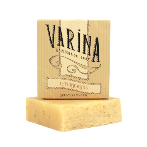 Сапун Varina Organic Синусите Soother Bar - Нежно Почистващо средство за чувствителна кожа с билки и мента - 3 опаковки
