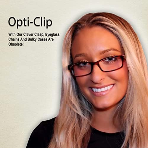 Очила за четене OPTI-КЛИП С Вградена Джобна клипсой - Устойчиви На надраскване Асферичните Лещи - За мъже и Жени