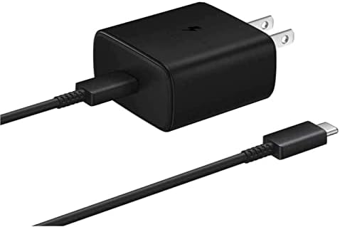 Официално стенно зарядно устройство Samsung 45W USB-C за бърза зарежда (черен)