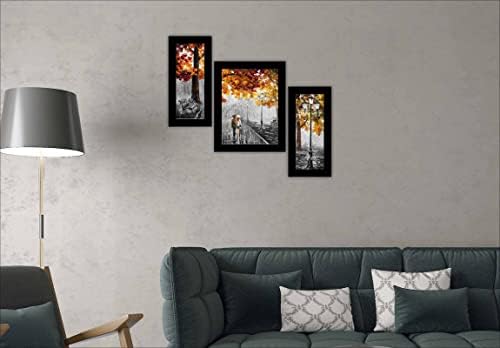 SAF комплект от 3 чифта стенни картини на съвременното изкуство за декорация на дома 13,5x22,5 инча