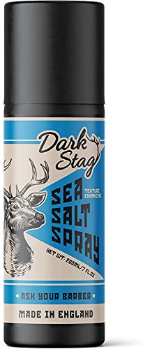 Спрей с морска сол Dark Stag, Професионално средство за оформяне на косата за мъже за лека и естествена фиксация, на