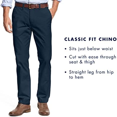 Мъжки панталони-Chinos от еластичен памук Tommy Hilfiger Big & Tall Класически, намаляване на