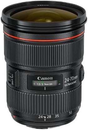 Стандартен обектив Canon EF 24-70 mm f /2.8 L USM за огледално-рефлексни фотоапарати Canon (обновена)