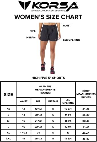 Дамски Спортни шорти KORSA High Five 5 инча с джобове | Леки, Влагоотводящие и с къса подплата | за бягане и фитнес зала