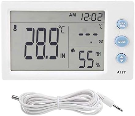 Термометър, влагомер, така че Грецкой ЯДКИ Цифров Закрит, Влага Стайна температура с Рядка Екран