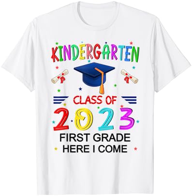 Тениска абитуриентски клас на детска градина 2023 г., за момчета и момичета