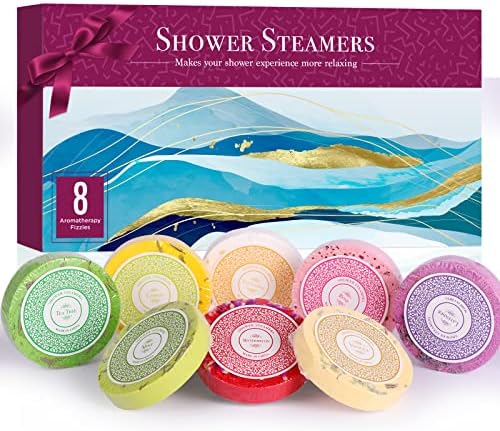 Котел за душ с Ароматерапия - 16 Опаковки Бомбочек за душ с чисто Етерично масло за домашна грижа за себе
