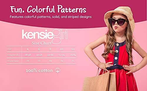 Комплект бельо за момичета KENSIE МОМИЧЕ Разнообразие на 10 Опаковки Детски Чорапогащи Хипстерские Гащи