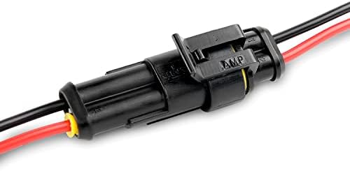 Nilight GA0007 2Pin Way 16AWG Водоустойчив Тел Серия от 1,5 мм Клеммный жак - 5 бр.