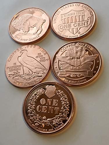 2017 Lincoln, 1911 Incuse, 1877 Penny, Buffalo Nickel, Бюст с капак с тегло 1 Унция.