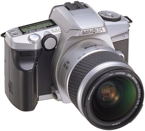 Minolta Maxxum 5 35 mm Огледално Кварцов комплект за датиране с 28-80 mm вариообектив
