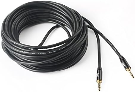 Кабел Aux вход, аудио кабел SHD 3.5 мм Aux за кола, Допълнителен аудио кабел, Стереокабель 3,5 mm, Висококачествен звук