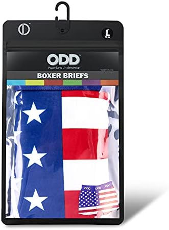 Odd Сокс, Американски Флаг, Мъжки Слипове-Боксерки Бельо, Червено-Бяло-Синьо Принт