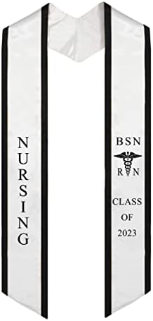 Орар/Колан за медицински сестри Ovaltag абитуриентски клас 2023 BSN RN с логото на медицински