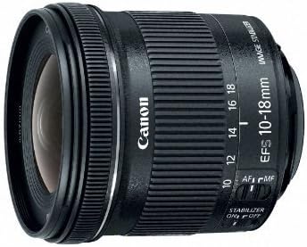 Обектив Canon EF-S 10-18 mm f/4.5-5.6 IS STM с блендой Canon EW-73C