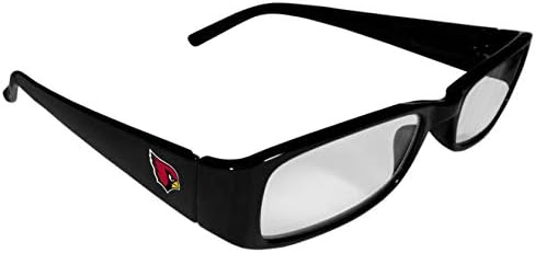 Очила за четене Siskiyou Sports NFL Arizona Кардиналите Унисекс с принтом, 2,00, Черни, Един размер