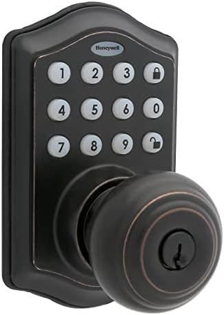 Сейфове и брави Honeywell - 8732401 Вратата, заключване с електронна писалка за влизане, Бронз, Настъргани