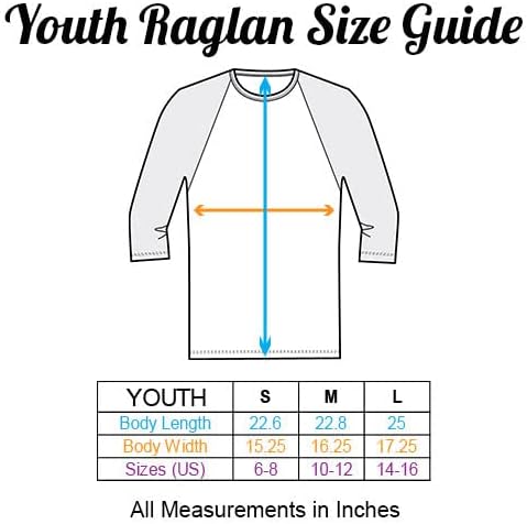 Младежки Бейзболна риза с ръкав Raglan в Ретро стил за деца от Ню Ден, Три Четвърти