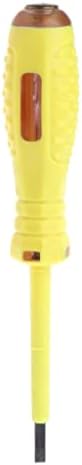 Детектор за напрежение WDBBY 100-500 В Накрайник Отвертка Електрически Тестер Тест дръжка Led лампа (Цвят: