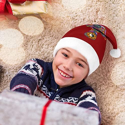 Коледна шапка с кошмарен гъбички, персонални шапка на Дядо Коледа, забавни коледни декорации