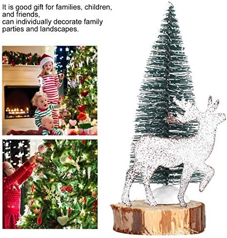 Коледна Имитация на Бор, Малки Декорации от бял Бор, Изискана Красива Симулационни Бижута, изработени от Бор, Мини-Бижута,