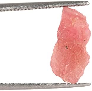 Сертифициран GEMHUB насипен лечебен кристал Розов турмалин Необработени диаманти 3,75 карата. Насипен скъпоценен камък за чакра.