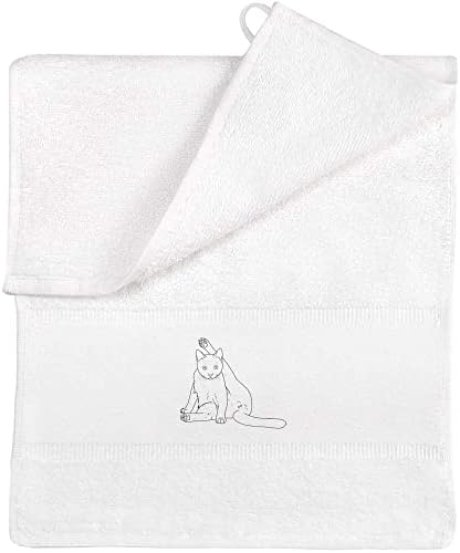 Фланелевое кърпа Azeeda Котка Почиства задника за гостите (TL00050254)