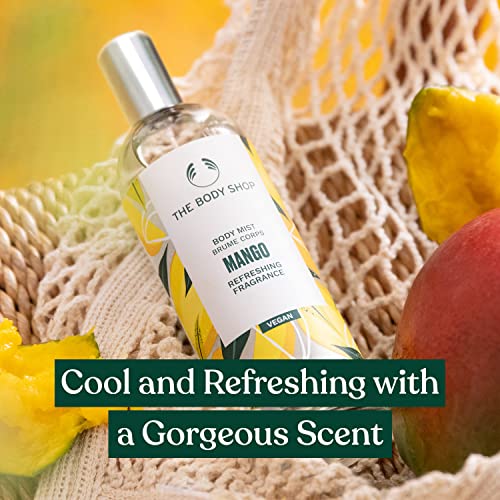 The Body Shop Mango Body Mist – Освежава и охлажда с плодов аромат – Вегетариански – 3,3 грама