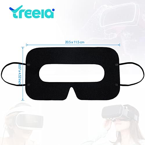 200 Броя за Еднократна употреба VR-Маска За Лице, Дишаща Подплата, Маска за Очи от Нетъкан текстил VR, Хигиенична VR-Маска,