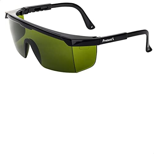 Защитни очила ProtectX, Устойчиви на надраскване, Фарове за Поликарбонатни Лещи ANSI Z87.1, със защита от ултравиолетови