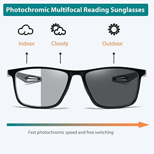 Постепенно Фотохромичните Многофокусные Очила За четене, Блокиране на Синя Светлина, Преходен, Мултифокална Очила