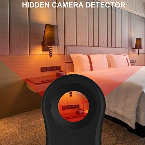 Детектор за скрити камери PEN&H Anti-Spy No Peeking с led светкавица, детектор за шпионска камера, функция за защита на