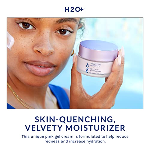 Гел-почистващо средство за измиване на чувствителната кожа от H2O +, нежно овлажнява и премахва грим и замърсявания,