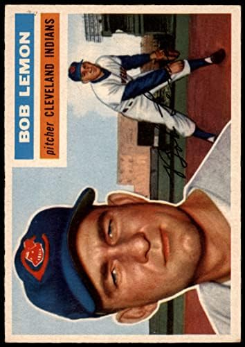 1956 Topps 255 Боб Лемон Кливланд Индианс (Бейзболна картичка) VG/EX+ Индианците
