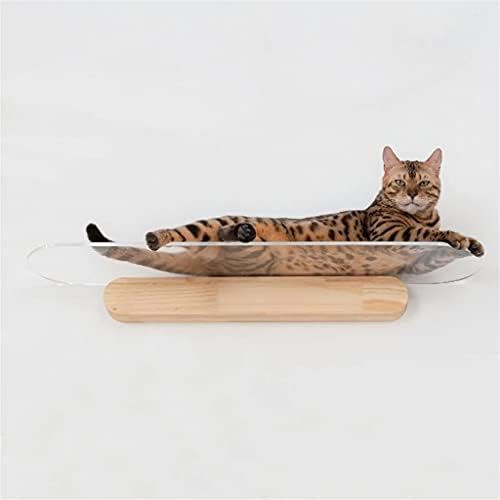 N/A Акрилна Дъска за скачане с Котки, Стенни рамка за катерене, платформа за котки, къщичка за котки, играчка